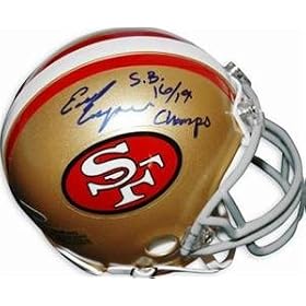 Buy Earl Cooper autographed Football Mini Helmet (San Francisco 49ers)