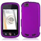 Motorola CLIQ 2 Rubberized Shield Hard Case - Purple