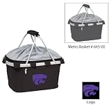 Kansas State Wildcats NCAA Metro Basket (Black)