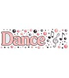 Dimensional Epoxy Stickers-Dance Title
