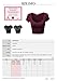 Awesome21 Women's Basic Scoop Neck Slim Fit Short Sleeve Crop Tops