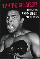 Muhammad Ali The Greatest 24x36 Sports Poster Framed