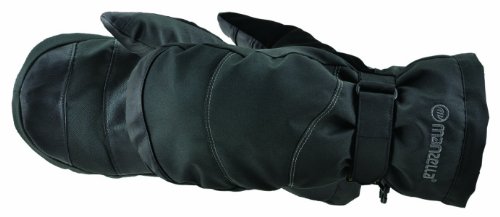 Manzella Men's Tundra Mitten (Black, X-Large) On Sale