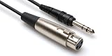 HOSA F XLR (F) - STEREO 1/4 PHONE, 5ft.