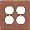 MODERN Antique Copper Switchplates Outlet Covers, Rocker, GFCI 2 Duplex