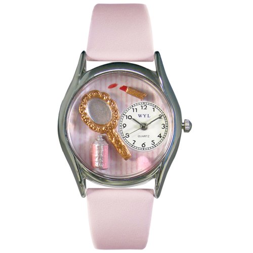 Whimsical Watches Women’s S0620005 Make-Up Pink Leather Watch