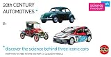 Airfix A50058 1:32 Scale Science Museum 20th Century Automotives - Three Model Set Cars Gift Set inc Paints Glue and Brushes Car