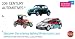 Airfix A50058 1:32 Scale Science Museum 20th Century Automotives - Three Model Set Cars Gift Set inc
