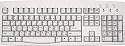 Arabic - English White Ivory USB Computer Keyboard
