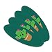 Cute Cactus in Pot with Pink Flowers Double-Sided Oval Nail File Emery Board Set 4 Pack