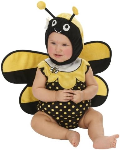 Just Pretend Kids Infant Romper, 6-12 Months, Bumblebee