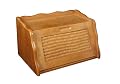 Mountain Woods Rattan Honey Oak Bread Box