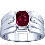 Platinum Cushion Cut Ruby Solitaire Ring (GIA Certificate)