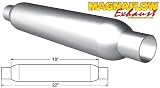 Magnaflow 18125 3.5" Diameter 18" Body Length 2.25" Inlet/2.25" Outlet Universal Glass Pack Muffler
