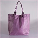 Besace HOBO sac port&eacute; &eacute;paule MELLY Violet, sign&eacute; FEYNSINN - en cuir