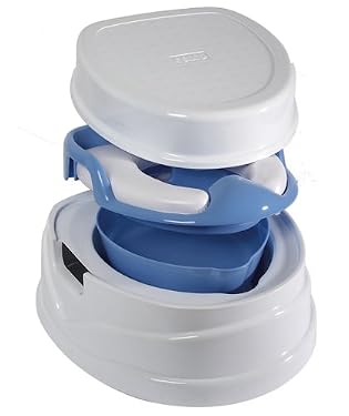 Tippitoes Soft Seat Trainer, Potty and Step Stool - Blue