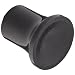 DimcoGray Black Thermoplastic Push-Pull Knob Female, Brass Insert: 10-24" Thread x 5/16" Depth, 3/4" Diameter x 3/4" Height x 1/2" Hub Dia x 21/32 Hub Length (Pack of 10)