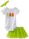 Baby Starters Baby-Girls Newborn 3 Piece Tutu Outfit