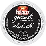 Folgers Gourmet Selections K-Cup Single Cup for Keurig Brewers, Black Silk, 24 Count