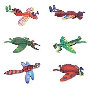 Foam Insect Gliders - Party Favor Pack of 12 pcs by 