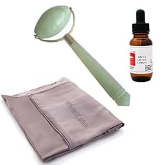 Far East Holistic Beauty Pack: 1 x Anti-Aging Kopfkissen aus Seide, 1 x 25ml Anti-Aging Serum Sicher: Premium Holistic Beauty Pack enth�lt Produkte welche seit tausenden von Jahren sicher im Osten verwendet werden (Hergestellt aus nat�rlichem Green Tea �l - Regenerierung der Zellen wissenschaftlich bewiesen) & der luxuri�se Jade Roller