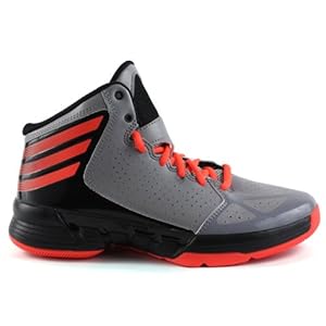 Adidas Mad Handle J Basketball Shoes - Aluminum/Red/Black (Kids) - 7
