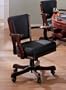 Cherry Finish Arm Chair Pair