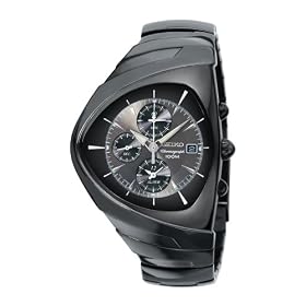 Seiko Men's Alarm Chronograph Titanium Watch #SNAA03