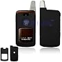Motorola Nextel i776 Cell Phone Black Rubber Feel Protective Case Faceplate Cover