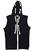 Eyelet Sleeveless Contrast Hoodie SL888 - J8B