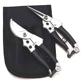 The Rumford Gardener HC3500 Carbon Steel Pruning 2-Piece Set with Pouch
