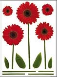 Produkt-Bild: 2 B&ouml;gen Wandbild Wandtattoo Homesticker Gerbera 50x70cm