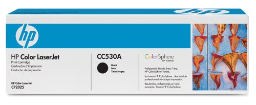 Original HP Color LaserJet CC530A Print Cartridge in Retail Packaging