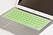 MOSISO Plastic Hard Shell Case & Keyboard Cover Skin Only Compatible with MacBook Air 11 Inch (Models: A1370 & A1465), Spring Green
