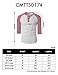 H2H Mens Active Slim Fit Raglan Baseball 3/4 Sleeve Henley Premium T-Shirt DARKGREEN US M/Asia L (CMTTS0174)