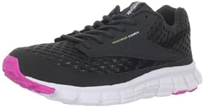 Reebok Women's Smoothflex Running Shoe,Gravel/White/Pink/Green,8.5 M US