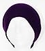 ALL 1N ALL Ribbed Beanie Hat Slouch Style Skull Cap Ski Hat Purple