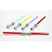 LEGO Star Wars 4 Sabre Laser en 4 couleurs diff�rentes + 1 double Sabre Laser