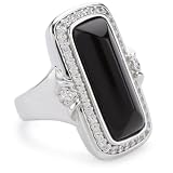 Nicky Hilton Chelsea Sterling Silver Black Ony