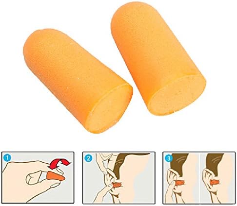 10pairs Soft Foam Ear Plugs Tapered Travel Sleep Noise Prevention Earplugs