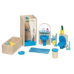 Goki 51903 - Badezimmer Puppenhausm�bel , 17-teilig
