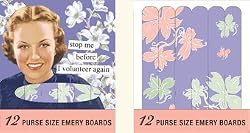 anne taintor stop me before I volunteer again Emery Boards