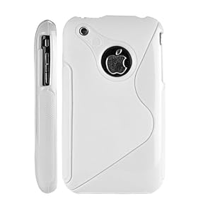 White Designer Soft Silicone Case Cover For iPhone 3G 3GS