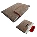 GRAY WITH DARK RED TRIM LAPTOP SLEEVE FOR 17 INCH LAPTOP