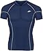 New 100 Navy Skin Tights Compression Base Layer Short Sleeve Mens T Shirt