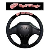 NHL Detroit Red Wings Poly-Suede Steering Wheel Cover