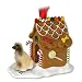 Afghan Hound Gingerbread House Ornament - Tan