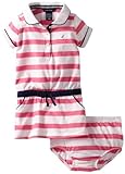 Nautica Baby-girls Infant Polo Dress, Pink, 12 Months