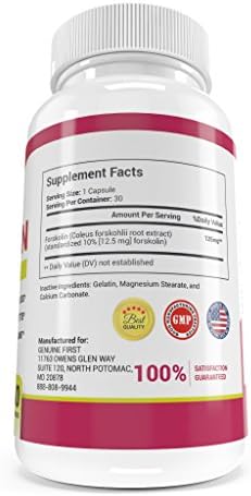 Genuine First Forskolin Extract - Weight Management Formula