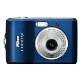 Buy Nikon Coolpix L18 8MP Digital Camera with 3x Optical Zoom (Navy) by Nikon
